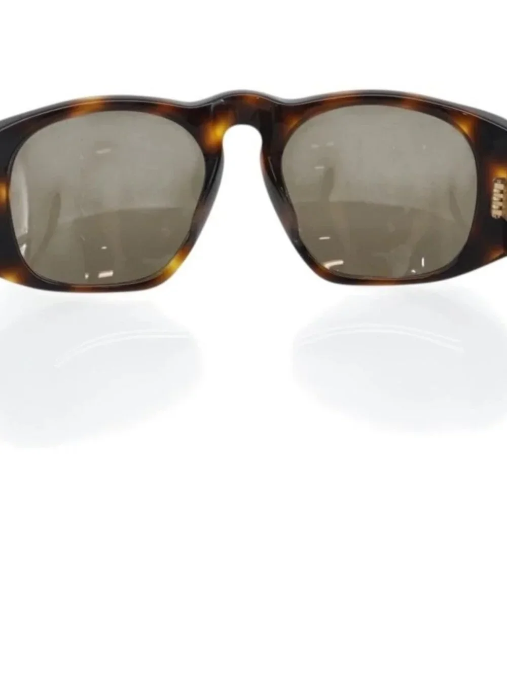 CHANEL Tortoise Pattern Sunglasses plastic Brown CC Auth 180942